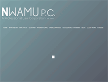 Tablet Screenshot of nwamu.com